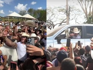 Influenciador Cesar Rincon retoma presença em Barretos após polêmica e é recebido por grande público