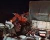 Acidente envolvendo três caminhões bloqueia totalmente a BR-262 em São Gonçalo do Pará