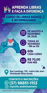 Inscrições abertas para curso de libras em Divinópolis