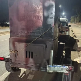 Reboque com sinais de clonagem é apreendido em Cláudio