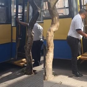 Elevador de ônibus da Linha 91 tem defeito em Divinópolis