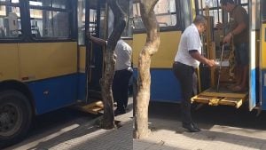 Elevador de ônibus da Linha 91 tem defeito em Divinópolis