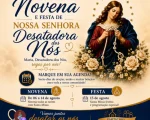 Festa de Nossa Senhora Desatadora dos Nós reúne fiéis com novena e procissão em Divinópolis