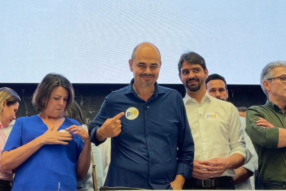 PSD oficializa Mateus Simões como candidato a governador