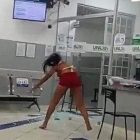 Mulher quebra recepção de UPA e é detida em Nova Serrana