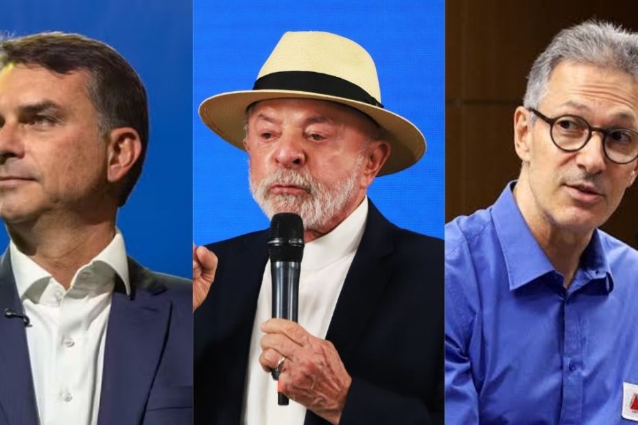 Quaest para presidente em Minas: Flávio Bolsonaro 31%, Lula, 30%, Zema, 7%