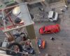 Homem é resgatado a 20 metros de altura após plataforma elevatória romper em Divinópolis