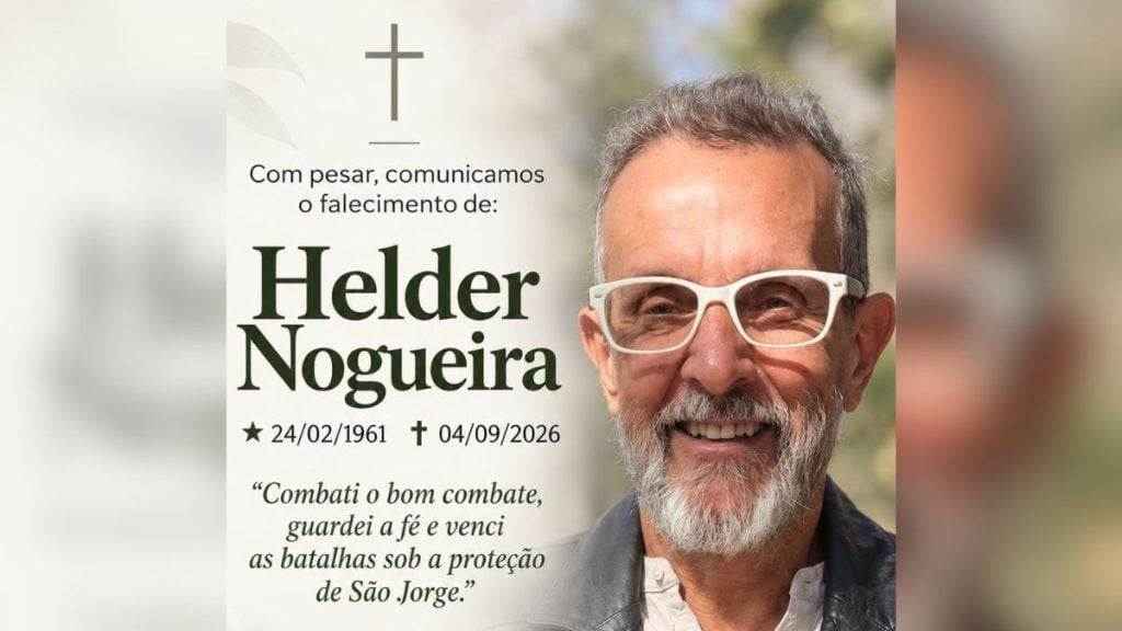 Helder Nogueira, que morreu aos 65 anos em Divin&oacute;polis