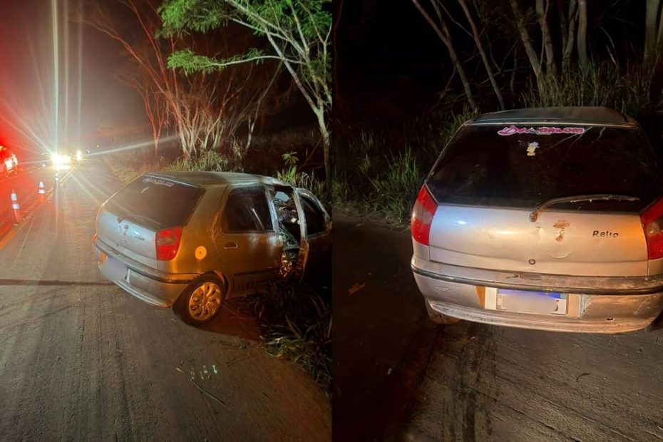 Carro bate em mureta de ponte e motorista morre em Morada Nova de Minas