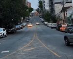 Cruzamento das ruas Rio de Janeiro e S&atilde;o Paulo no Centro de Divin&oacute;polis