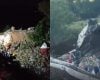Vídeo: Carreta tomba e cai em ribanceira na BR-494, em Divinópolis