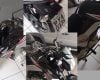 Moto Honda Titan 160 preta com detalhes vermelhos furtada na comunidade de Passagem, em Divinópolis