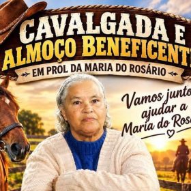 Cavalgada beneficente será realizada para ajudar no tratamento de Maria do Rosário