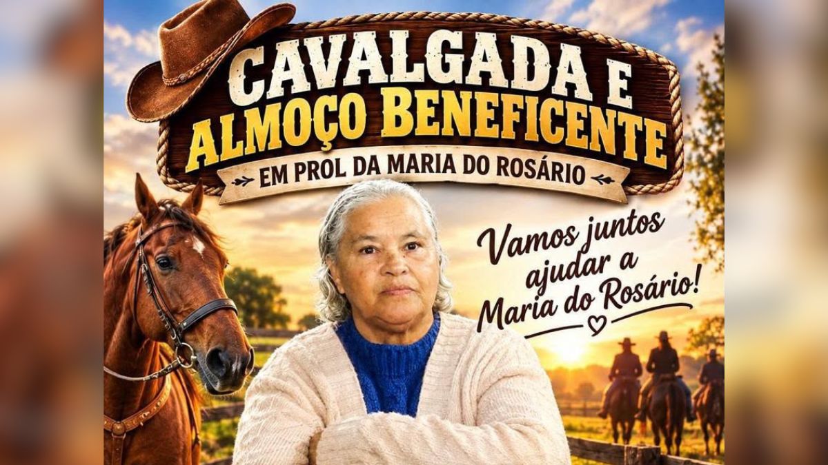 Cavalgada beneficente será realizada para ajudar no tratamento de Maria do Rosário