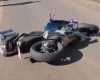 Motociclista fica ferido após bater em cachorro na Avenida Magalhães Pinto, em Divinópolis