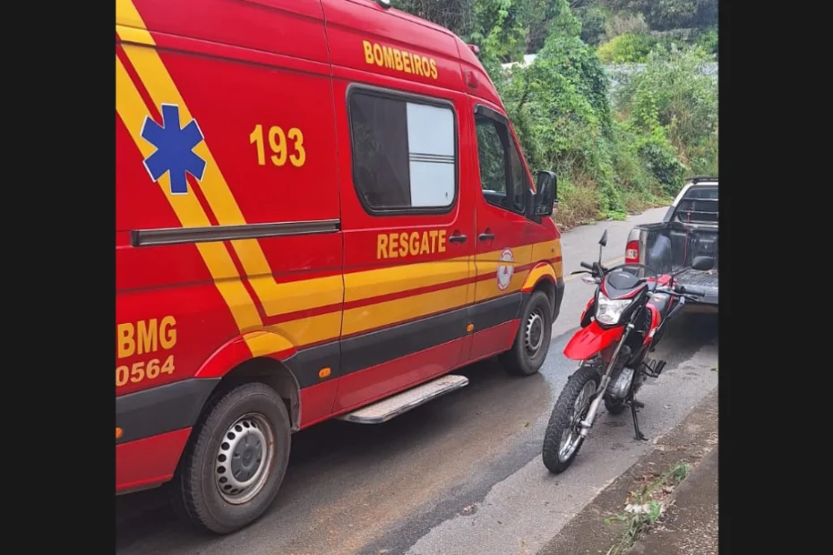Gato provoca queda de motociclista