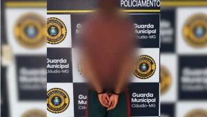 Suspeito é preso após furto de celular em condomínio no bairro Serra Verde, em Cláudio