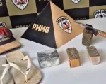 PM apreende maconha e procura suspeito de tráfico em Carmo do Cajuru