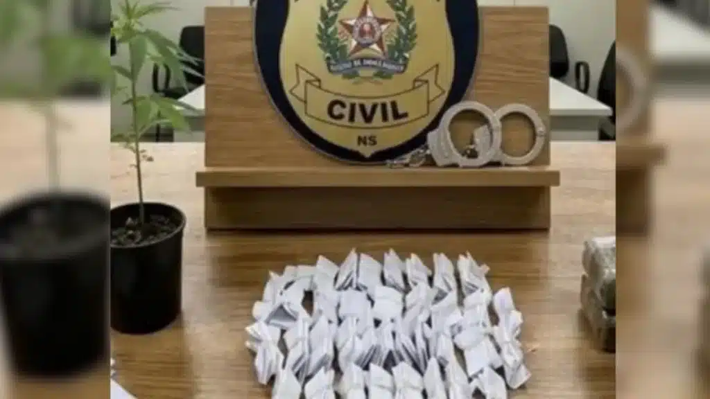 Pol&iacute;cia Civil apreendeu maconha, haxixe e coca&iacute;na em estabelecimento no bairro Piedade.
