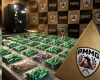 PM apreende 420 pinos de substância análoga à cocaína em Cláudio