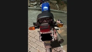 Motocicleta com sinais de adultera&ccedil;&atilde;o foi apreendida pela Guarda Civil Municipal em Nova Serrana.