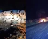 Carreta tombou no km 41 da MG-260, em Cláudio, na madrugada desta segunda-feira (28).