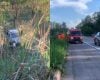 Carro cai em ribanceira e duas mulheres ficam feridas na BR-494, em Divinópolis