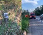 Carro cai em ribanceira e duas mulheres ficam feridas na BR-494, em Divin&oacute;polis