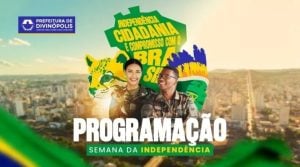 Desfile de 7 de Setembro durante programação cívica em Divinópolis