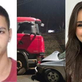 Homem é indiciado por matar a namorada após jogar carro contra carreta em Itaúna
