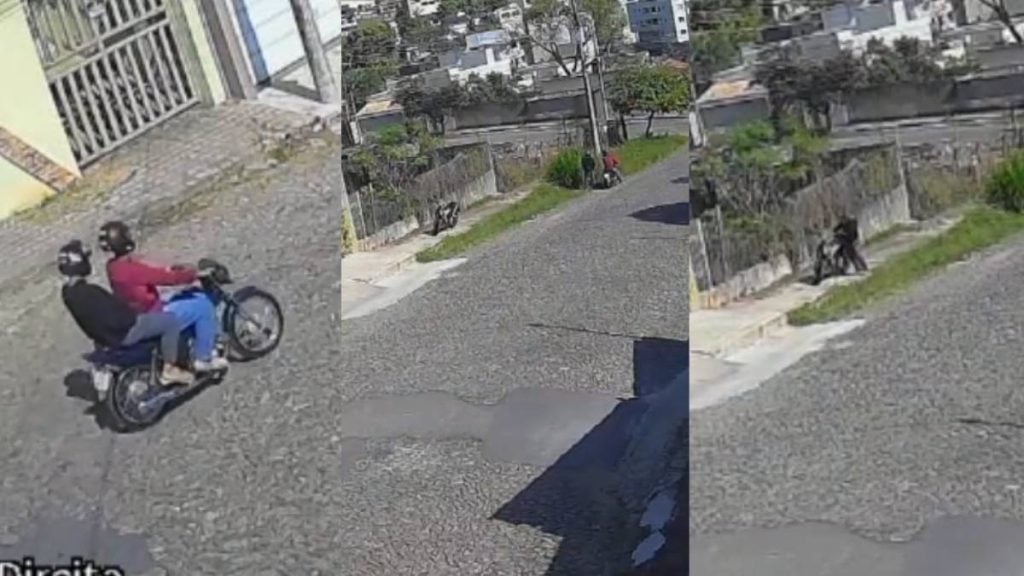 Moto &eacute; furtada no bairro Belvedere, em Divin&oacute;polis