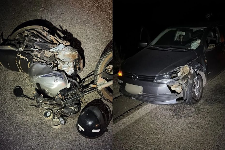 Motociclista morre em batida de frente durante ultrapassagem na MG-060