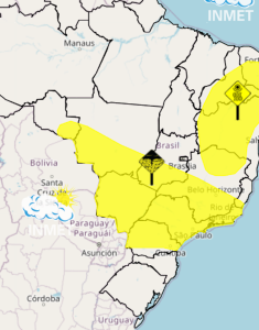 Previsão do tempo indica chuva em Divinópolis
