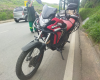 Motociclista fica ferido em acidente com carreta na MG-050
