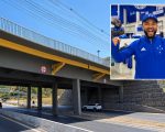 Viaduto na Avenida Presidente Carlos Luz em Belo Horizonte recebe nome de Pablito Soares, torcedor emblemático do Cruzeiro