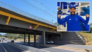 Viaduto na Avenida Presidente Carlos Luz em Belo Horizonte recebe nome de Pablito Soares, torcedor emblemático do Cruzeiro