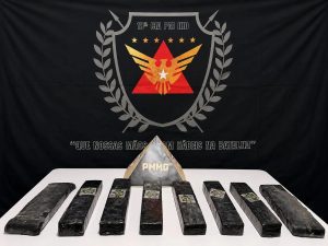 Polícia Militar de Minas Gerais apreende drogas enterradas em área de mata na região de Mantena