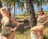 Thais Carla exibe transformação física após perder mais de 100 kg em viagem ao Nordeste