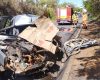 Motorista morre ao invadir contram&atilde;o e colidir com carreta na MG-238, em Funil&acirc;ndia
