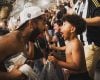 Muro da Arena MRV receberá retrato de pai e filho em homenagem a momento marcante do Atlético