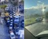 Viatura da Polícia Militar entra na contramão e colide com carro de luxo em Belo Horizonte, causando transtornos no trânsito