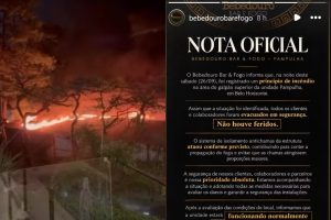 Inc&ecirc;ndio em restaurante na Pampulha, em Belo Horizonte, leva &agrave; evacua&ccedil;&atilde;o de clientes e funcion&aacute;rios sem feridos