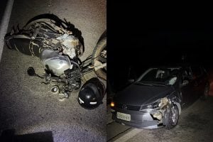Motociclista de 33 anos morre em colisão frontal durante ultrapassagem na MG-060, em Maravilhas