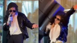 Cover de Michael Jackson sofre acidente com caixa de som durante apresentação