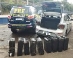 Polícia Rodoviária Federal apreende 230 kg de maconha após perseguição na Zona da Mata