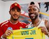 Lewis Hamilton posta foto com Vini Jr. e chama atenção por ausência de Virginia no GP de Madri