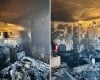 Incêndio criminoso em apartamento de Uberlândia termina com fuga de suspeito que pula de sacada e colide veículo em poste