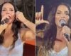 Ivete Sangalo faz sinal de apoio a Lula durante show em Belo Horizonte após gritos do público
