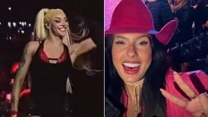 Pabllo Vittar ri de provocação de fã contra Ana Castela durante show em São Luís