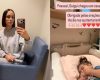 Let&iacute;cia Cazarr&eacute; comemora alta hospitalar da filha ap&oacute;s 22 dias de interna&ccedil;&atilde;o
